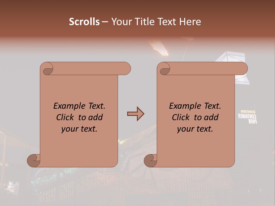 Construction East Fremont PowerPoint Template