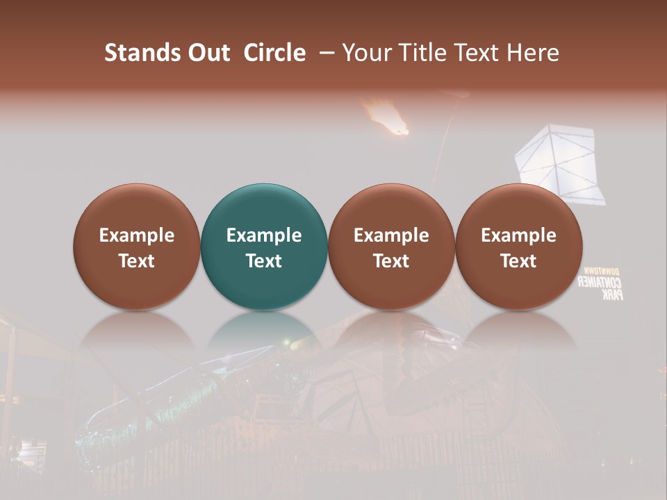 Construction East Fremont PowerPoint Template