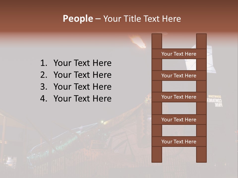 Construction East Fremont PowerPoint Template