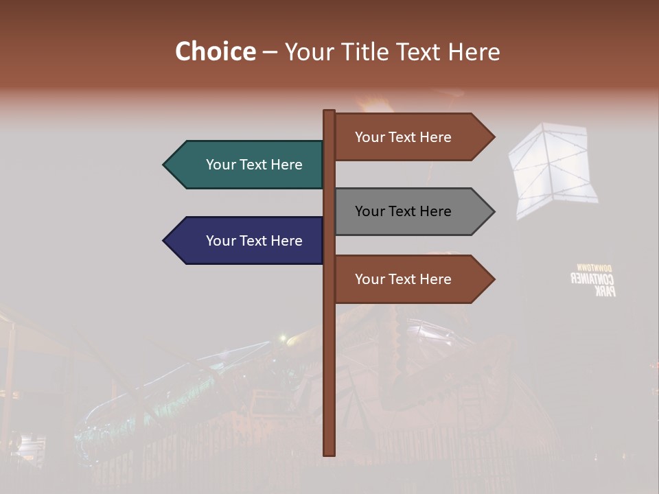 Construction East Fremont PowerPoint Template