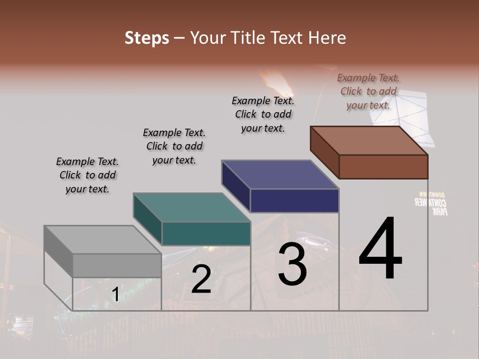 Construction East Fremont PowerPoint Template