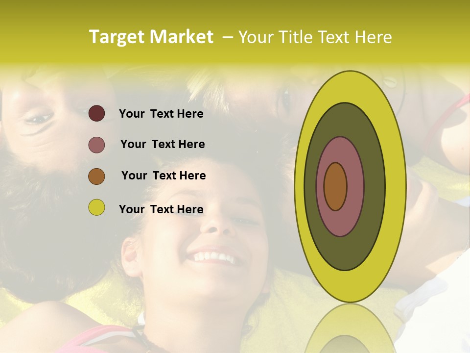 Friends Faces Group PowerPoint Template