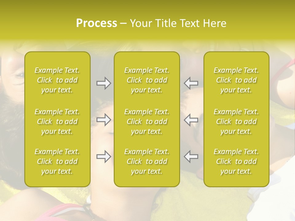 Friends Faces Group PowerPoint Template