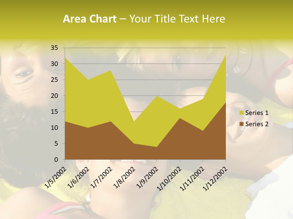 Friends Faces Group PowerPoint Template