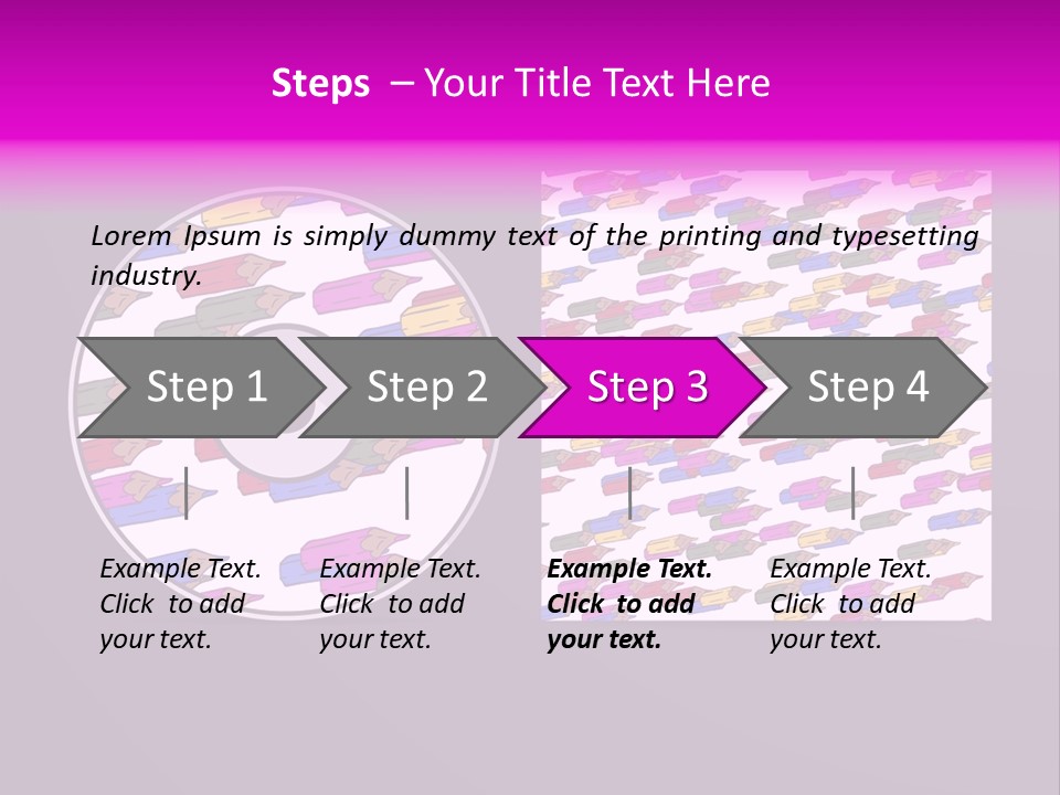 Video Illustration Decoration PowerPoint Template