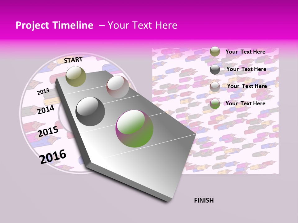 Video Illustration Decoration PowerPoint Template