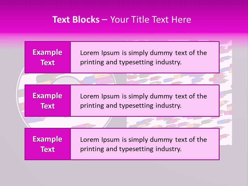 Video Illustration Decoration PowerPoint Template