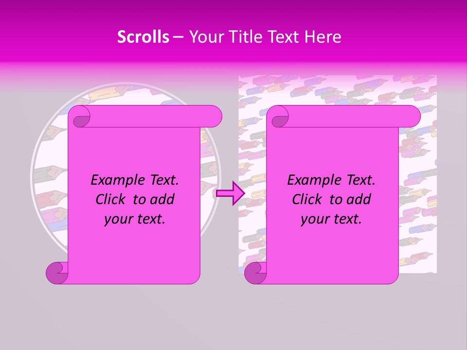 Video Illustration Decoration PowerPoint Template