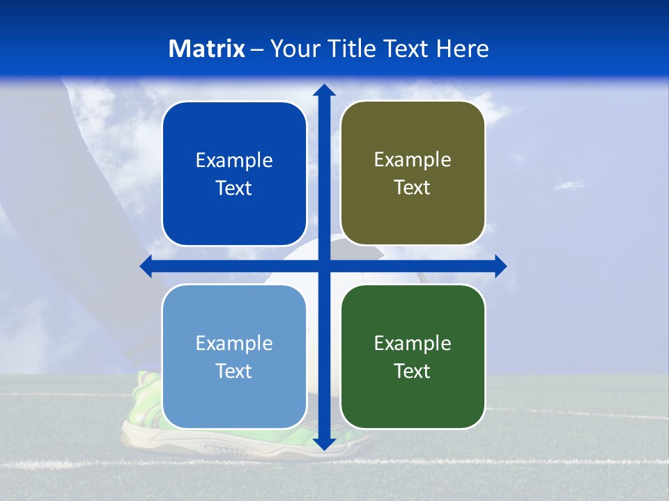 Legs Close Cleats PowerPoint Template