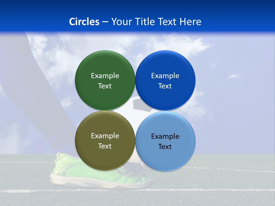 Legs Close Cleats PowerPoint Template