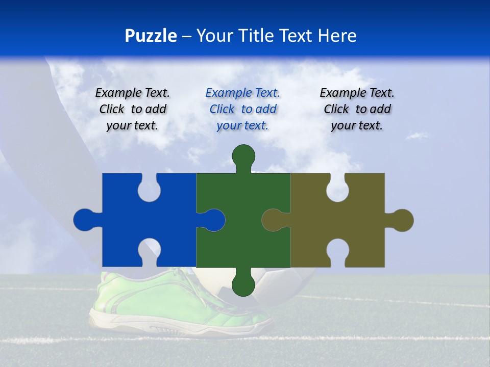 Legs Close Cleats PowerPoint Template