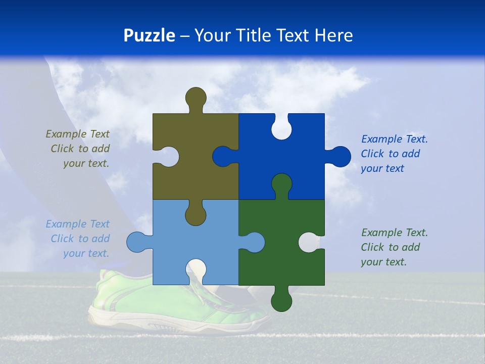 Legs Close Cleats PowerPoint Template