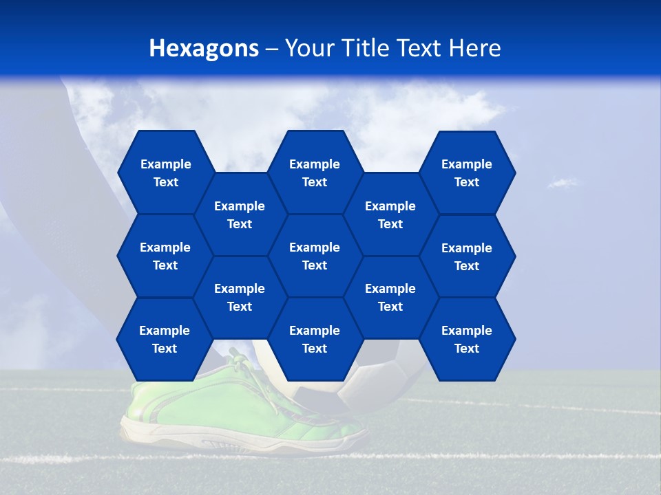 Legs Close Cleats PowerPoint Template