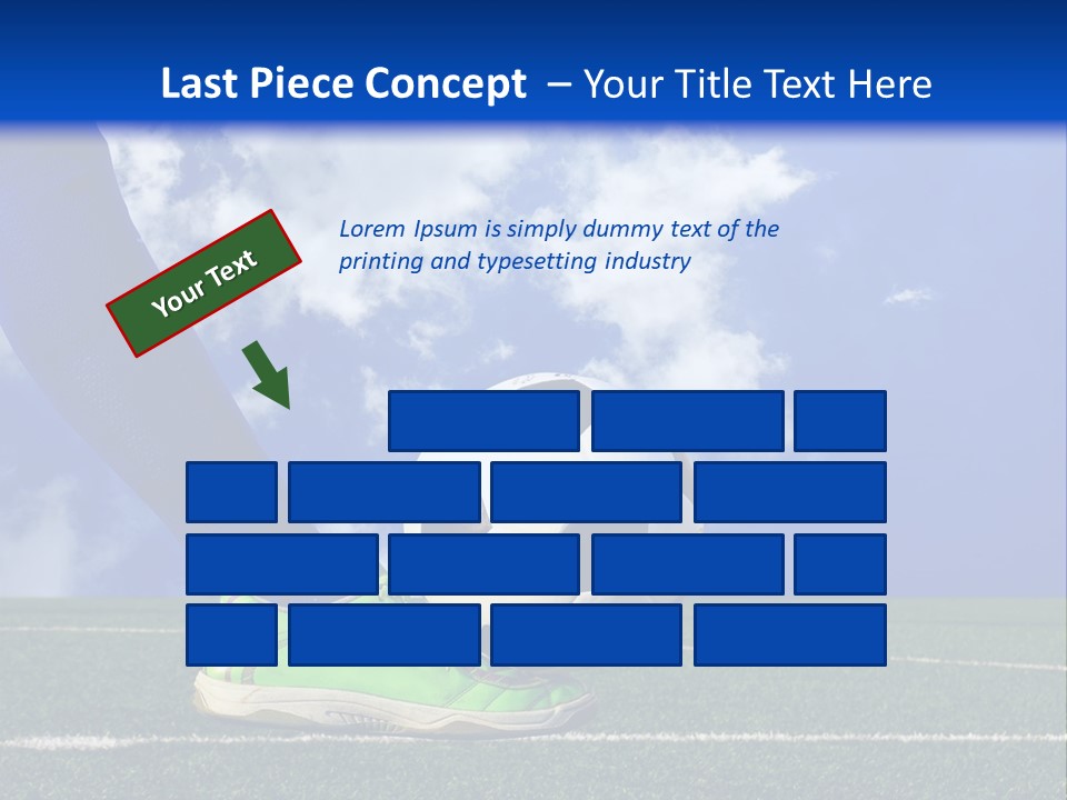 Legs Close Cleats PowerPoint Template