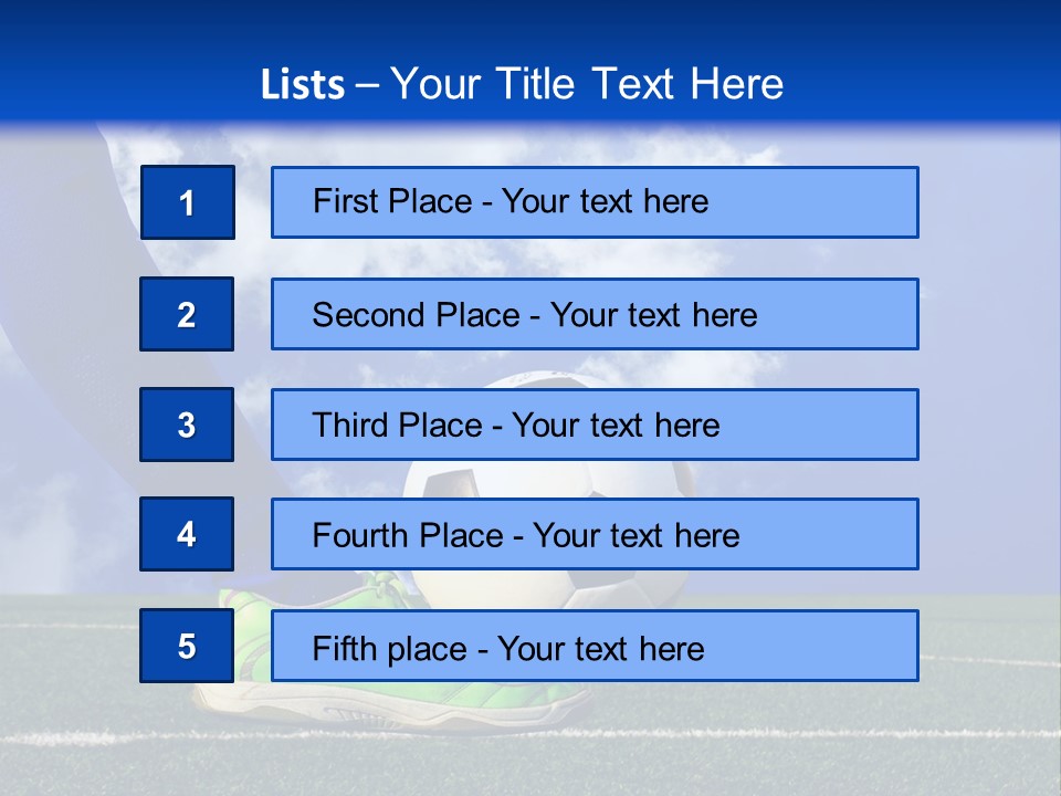 Legs Close Cleats PowerPoint Template