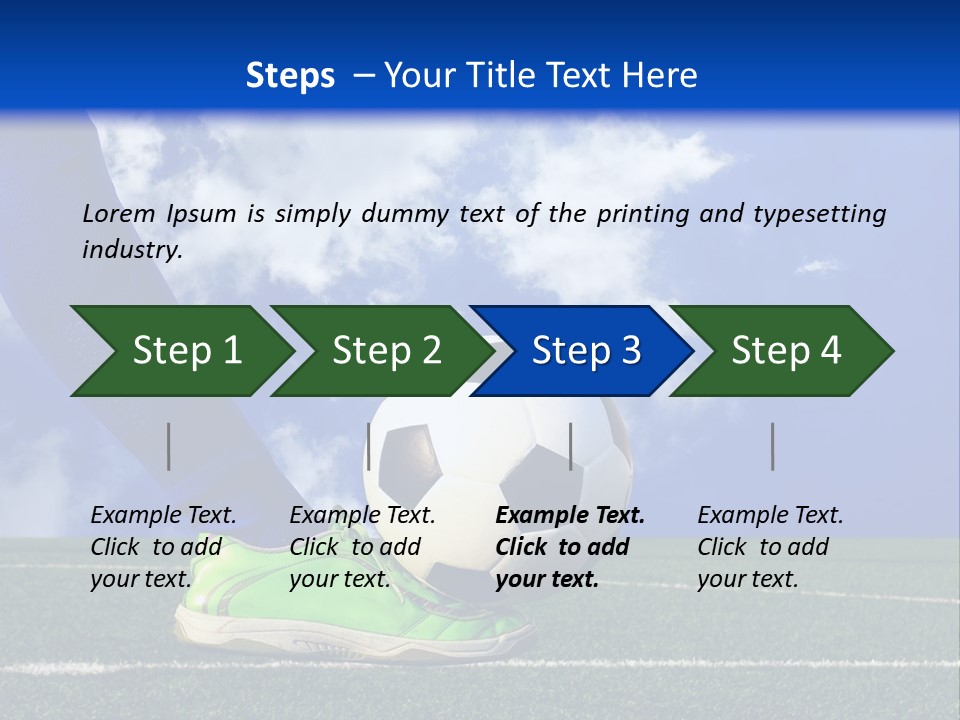 Legs Close Cleats PowerPoint Template