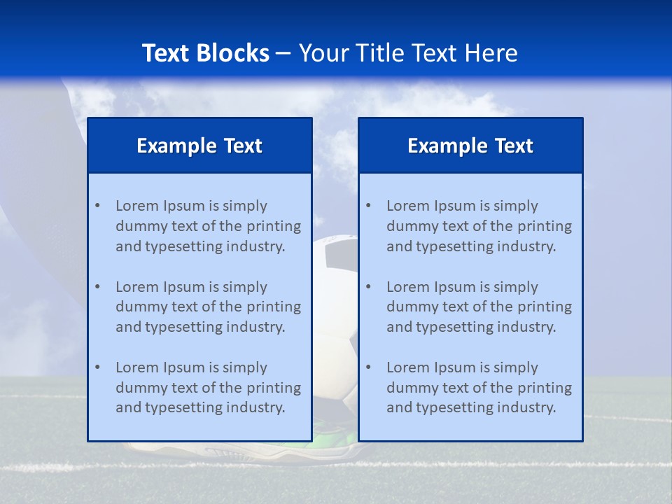 Legs Close Cleats PowerPoint Template