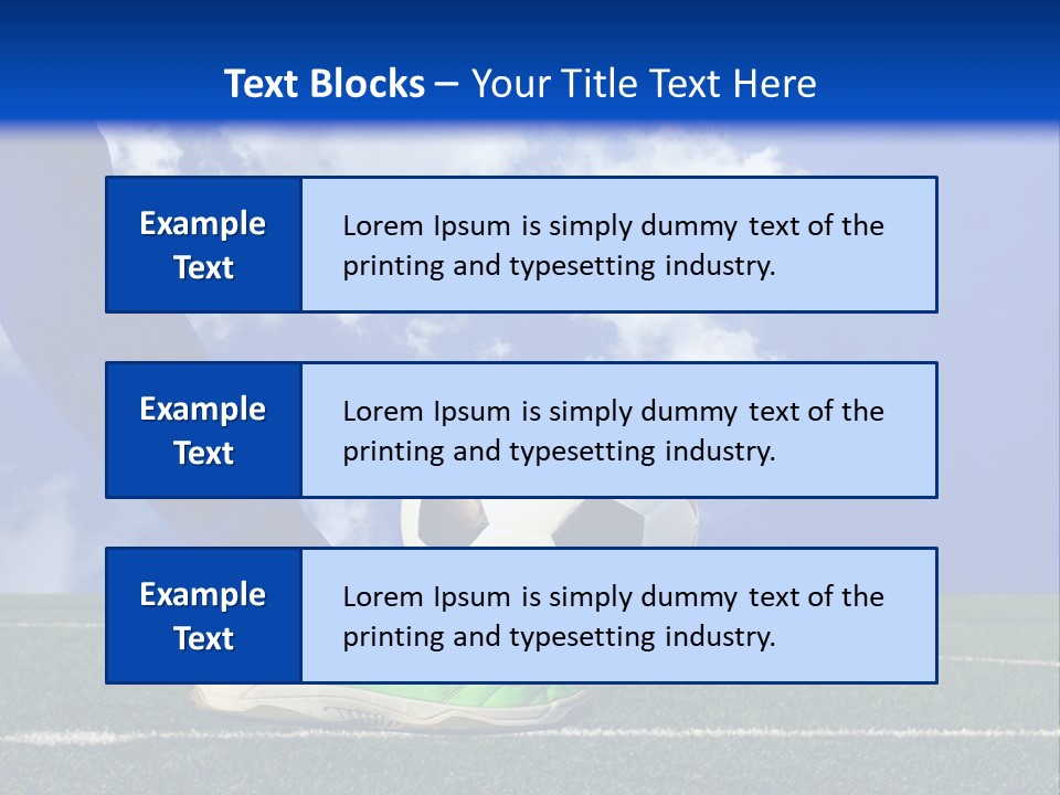 Legs Close Cleats PowerPoint Template