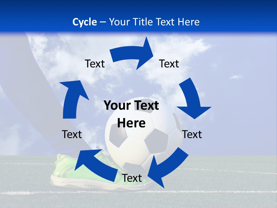 Legs Close Cleats PowerPoint Template