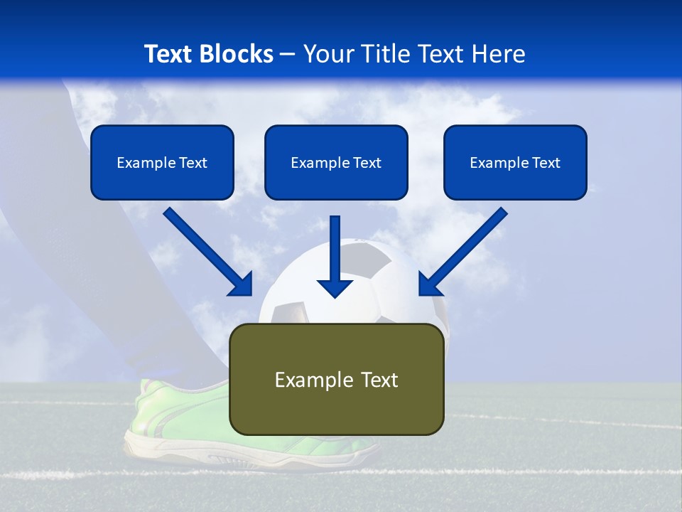 Legs Close Cleats PowerPoint Template