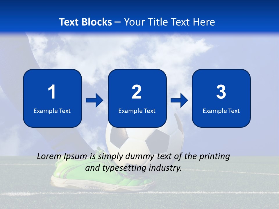Legs Close Cleats PowerPoint Template