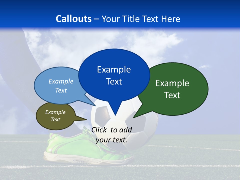 Legs Close Cleats PowerPoint Template