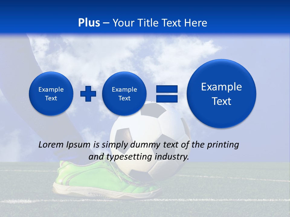 Legs Close Cleats PowerPoint Template