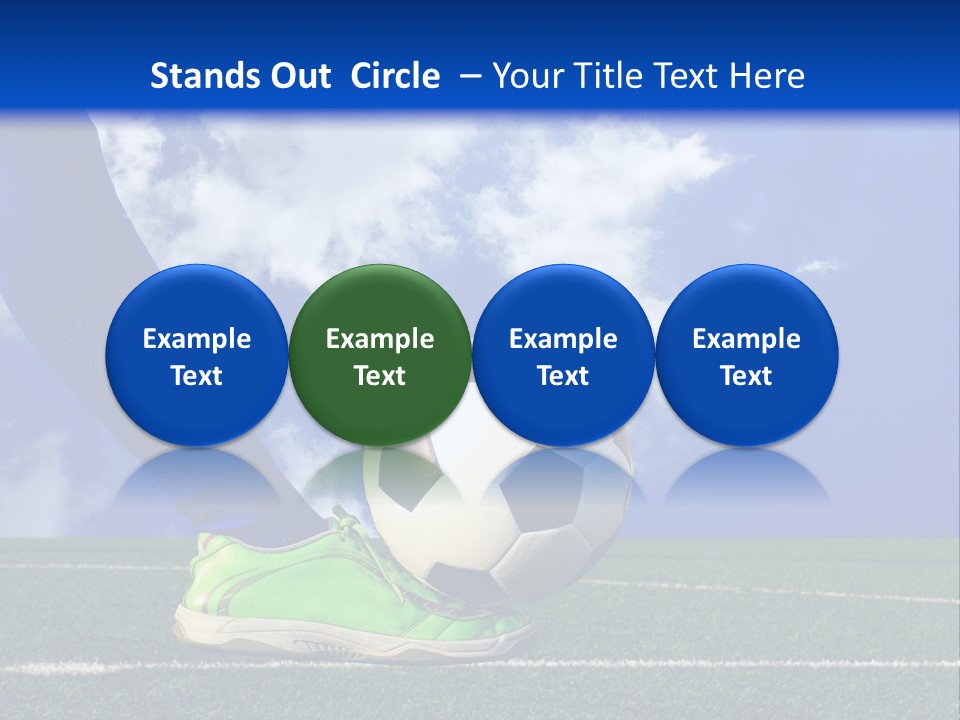Legs Close Cleats PowerPoint Template