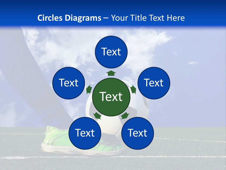 Legs Close Cleats PowerPoint Template
