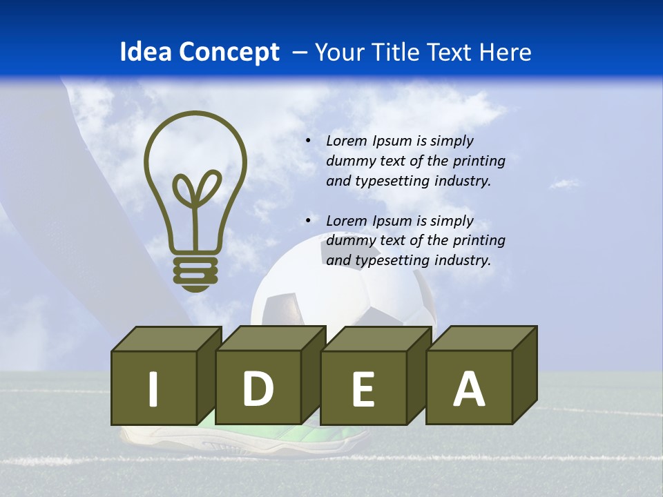 Legs Close Cleats PowerPoint Template