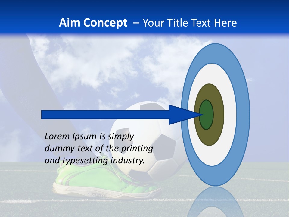 Legs Close Cleats PowerPoint Template