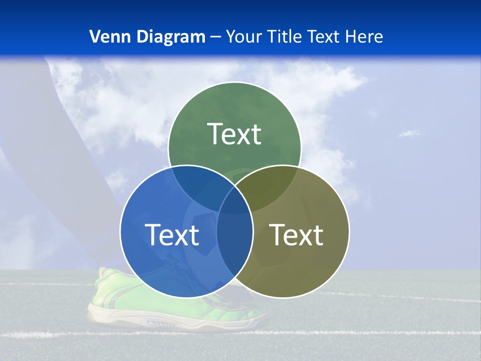 Legs Close Cleats PowerPoint Template
