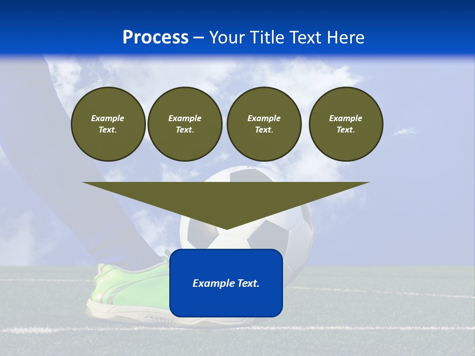 Legs Close Cleats PowerPoint Template