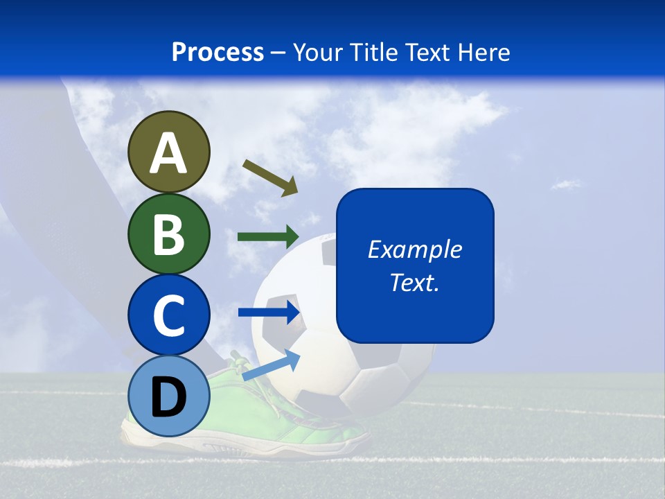 Legs Close Cleats PowerPoint Template