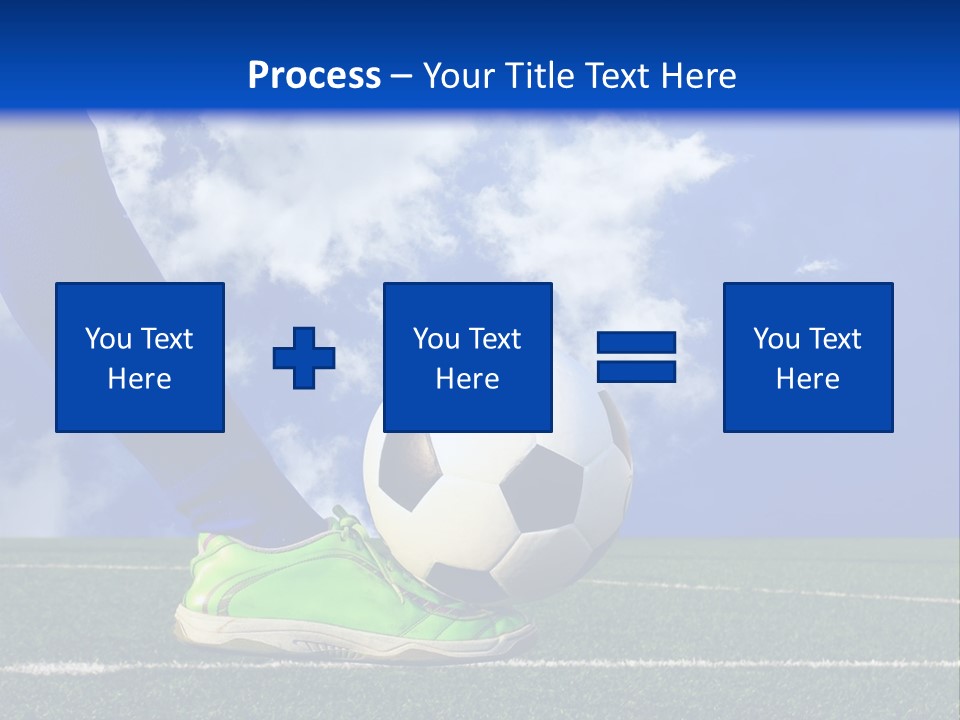 Legs Close Cleats PowerPoint Template