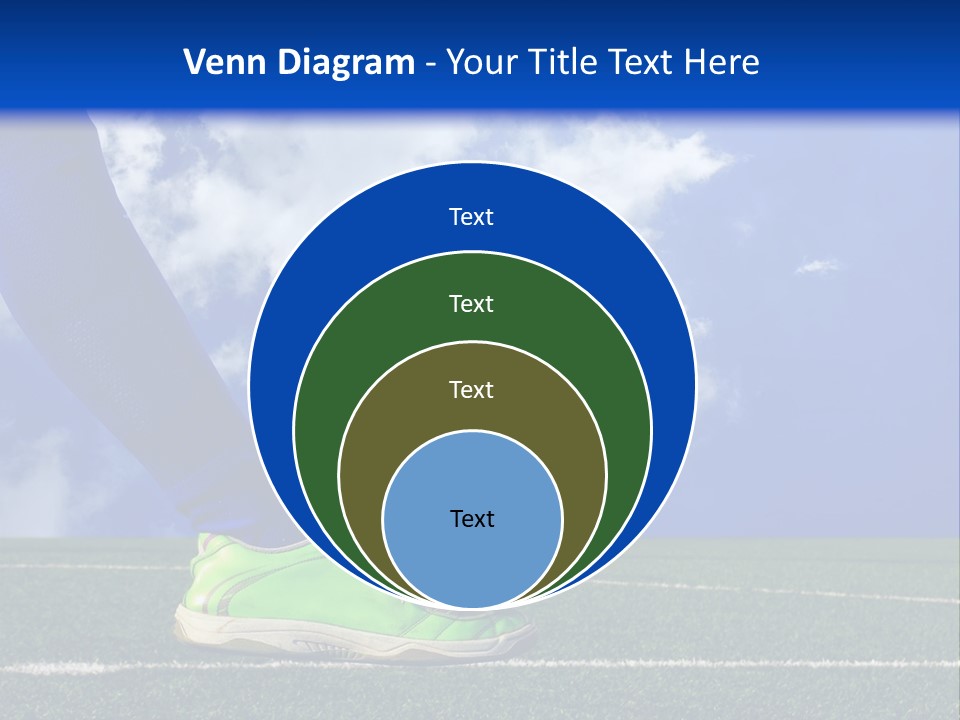 Legs Close Cleats PowerPoint Template