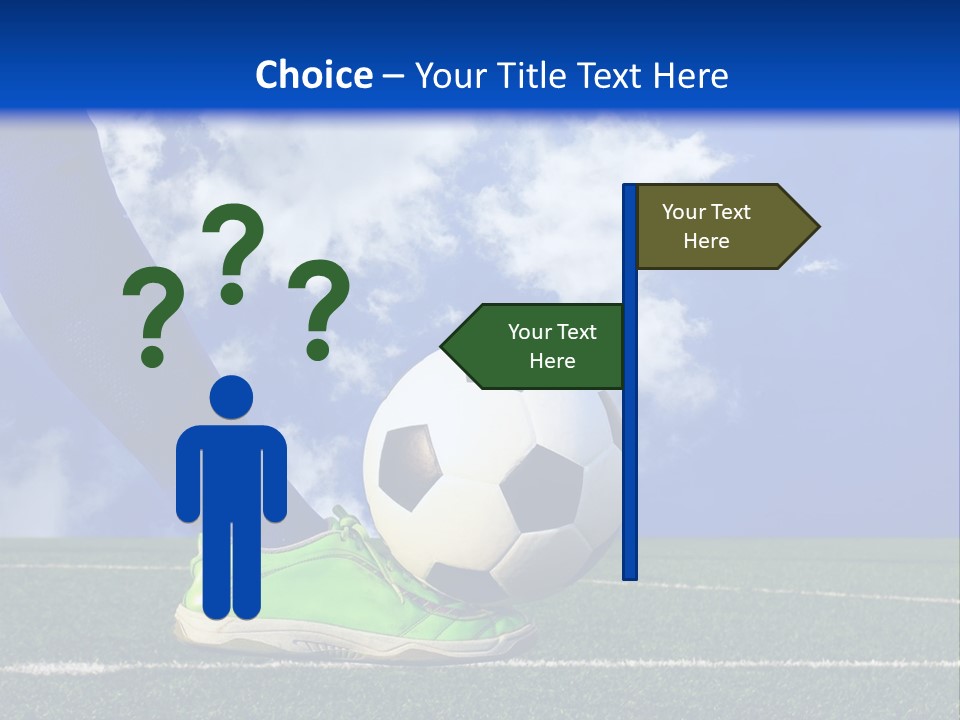Legs Close Cleats PowerPoint Template