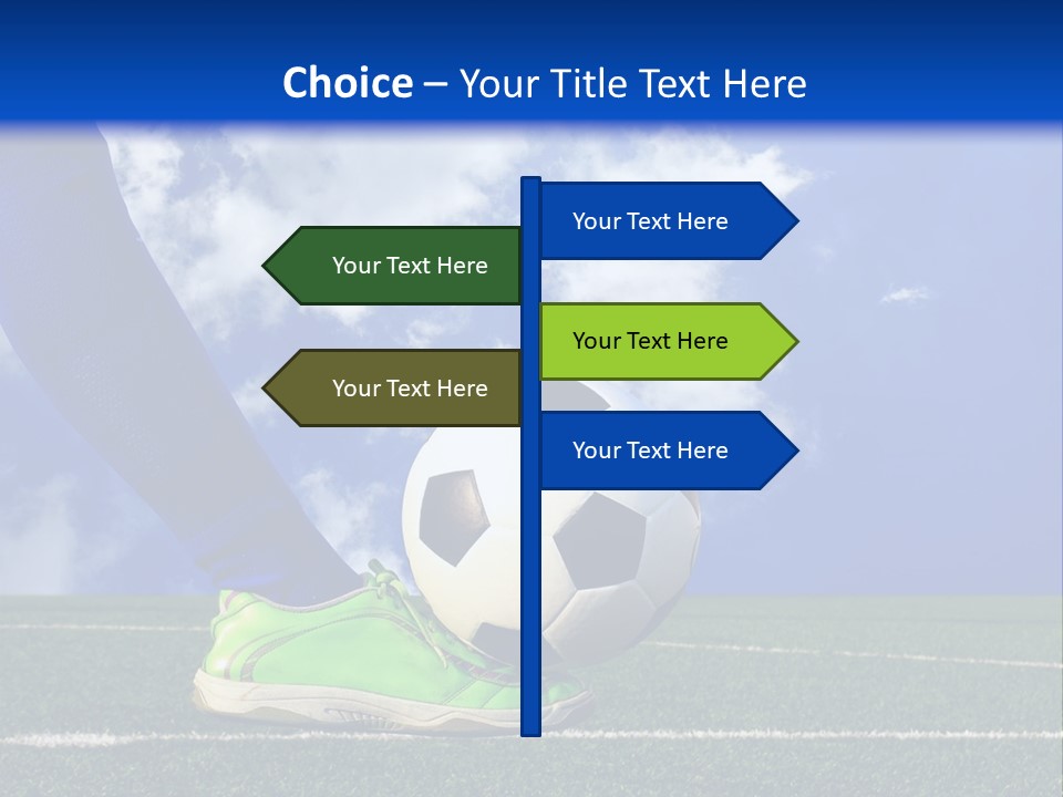 Legs Close Cleats PowerPoint Template