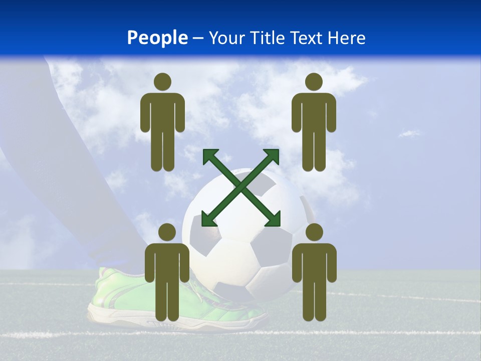 Legs Close Cleats PowerPoint Template