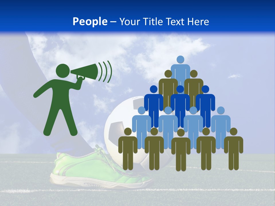 Legs Close Cleats PowerPoint Template