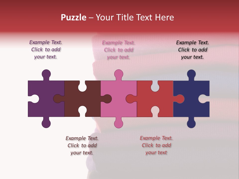 Clean Color Towel PowerPoint Template