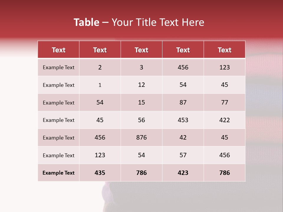 Clean Color Towel PowerPoint Template