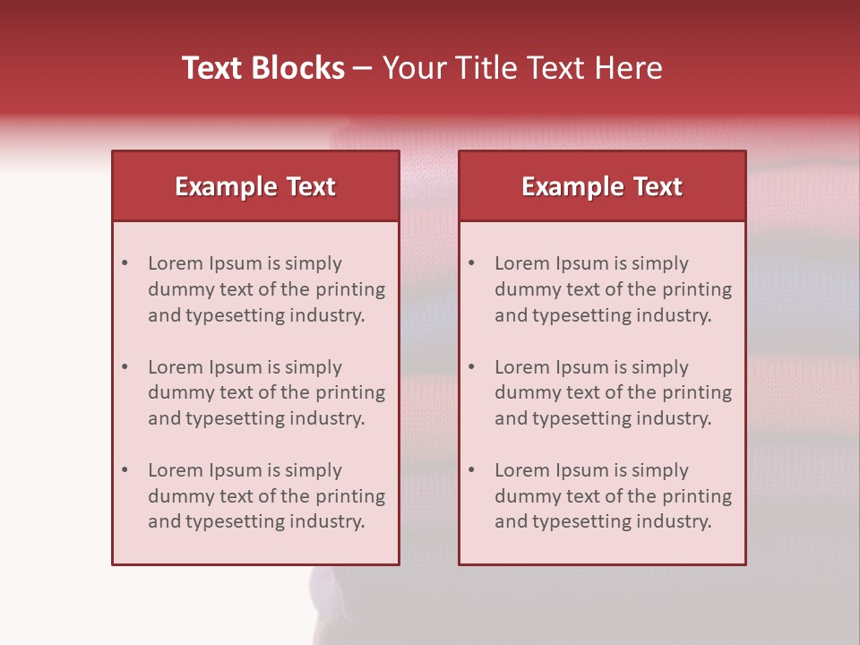 Clean Color Towel PowerPoint Template