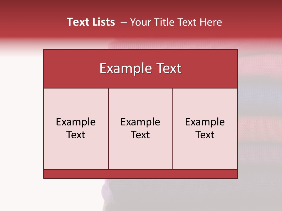 Clean Color Towel PowerPoint Template