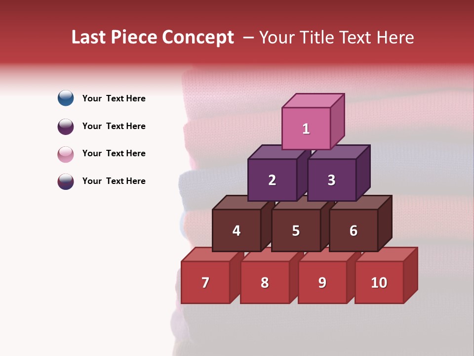 Clean Color Towel PowerPoint Template