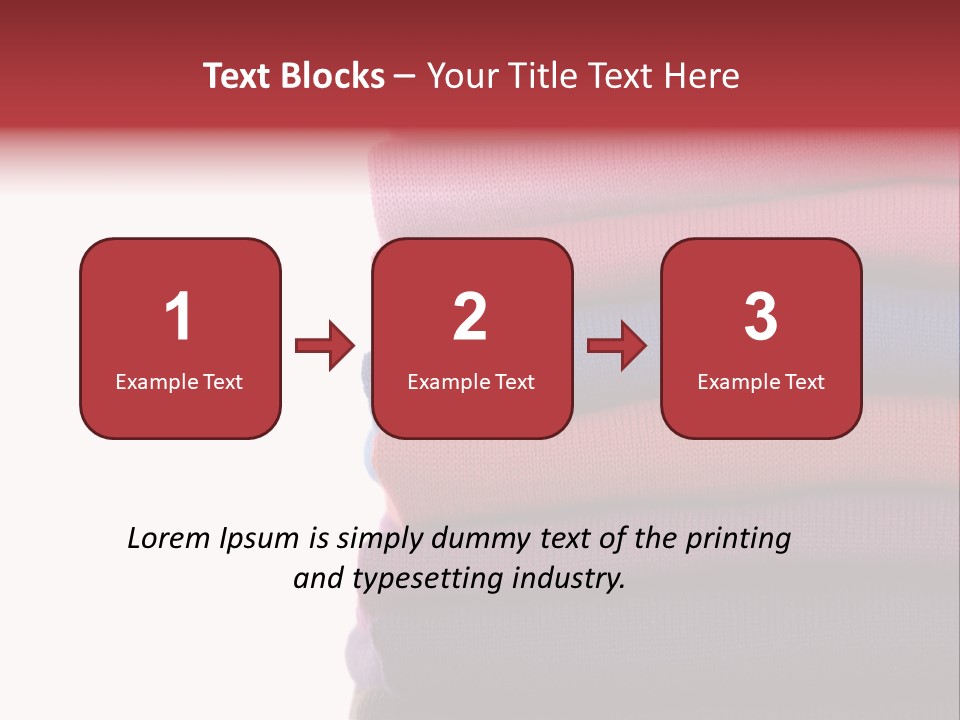 Clean Color Towel PowerPoint Template