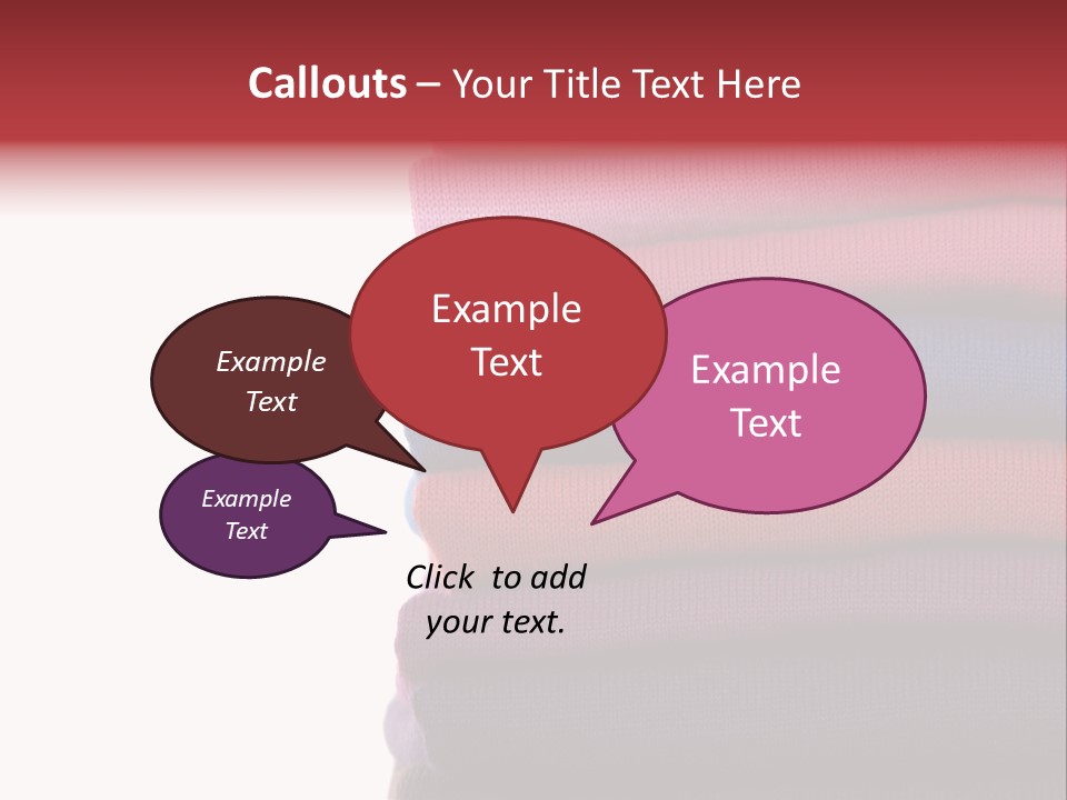 Clean Color Towel PowerPoint Template