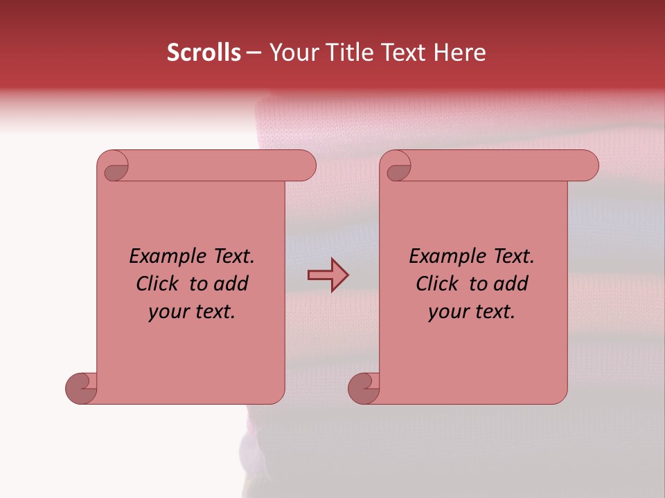Clean Color Towel PowerPoint Template
