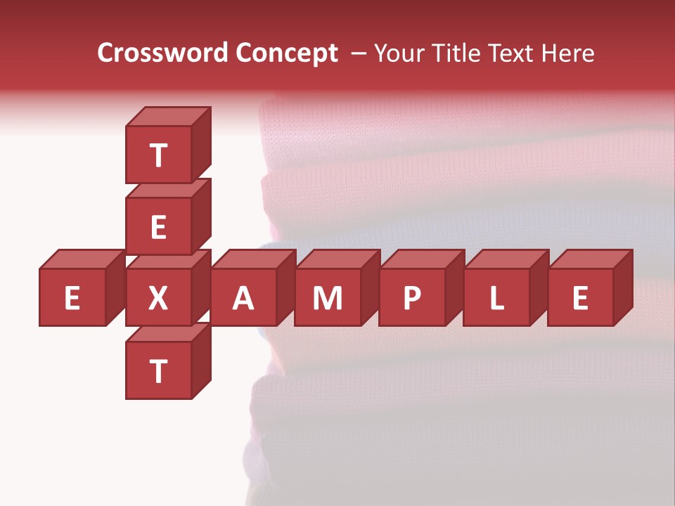 Clean Color Towel PowerPoint Template