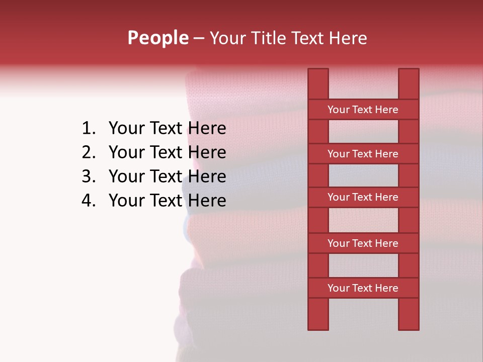 Clean Color Towel PowerPoint Template